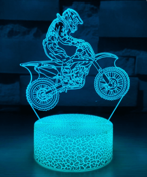 Illusion-Changing Lamp Motorcycle